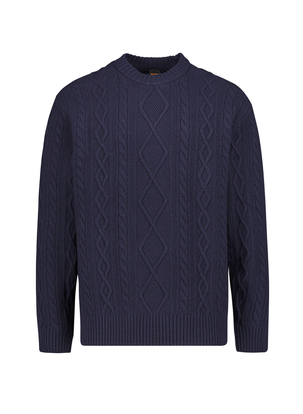 Pullover, Schurwolle, dunkelblau