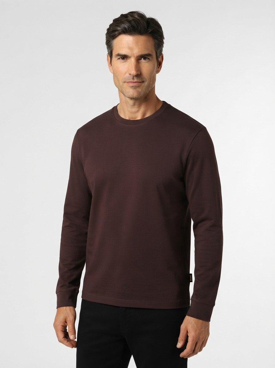 Longsleeve Tempest, Baumwolle, dunkelbraun