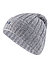 Strickmütze, Wollmelange, grau - grau