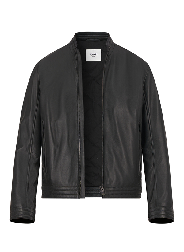 Lederjacke Fill, Lammnappa, schwarz