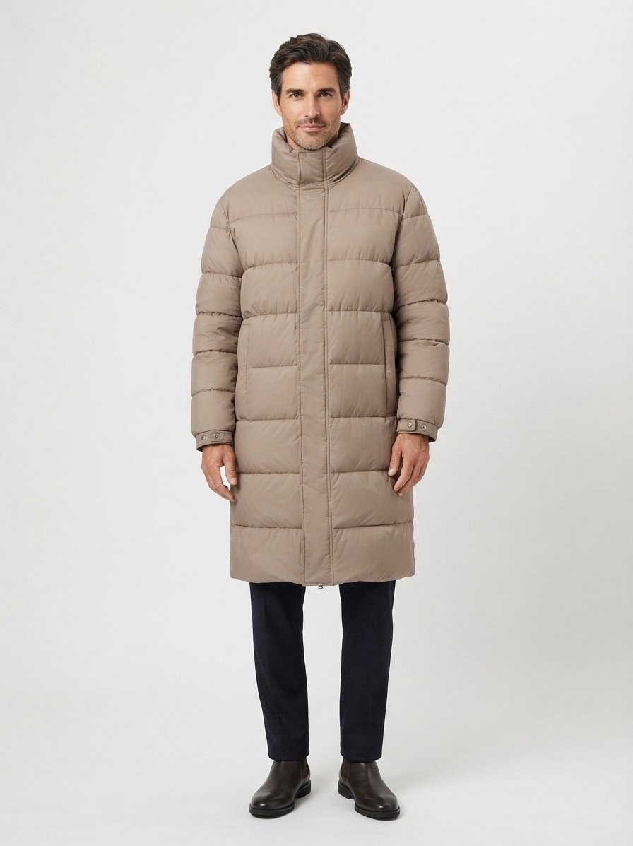 Parka Carpa, Mikrofaser wasserabweisend, braun