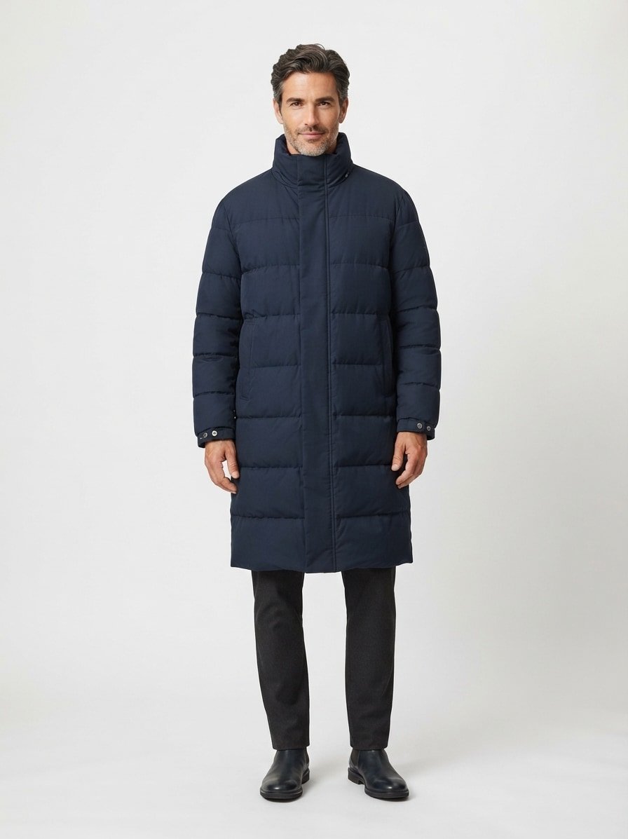 Parka Carpa, Mikrofaser wasserabweisend, dunkelblau