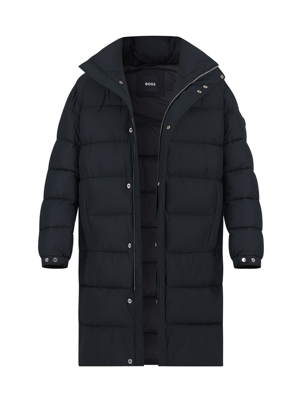 BOSS Black Herren Jacken schwarz Mikrofaser unifarben