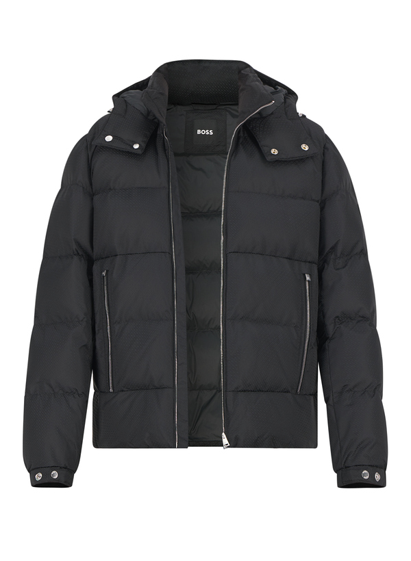Steppjacke Corbinian, Mikrofaser wasserabweisend, schwarz