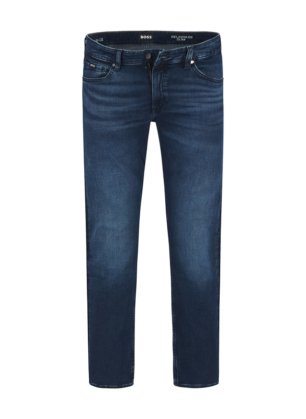 BOSS Black Herren Jeans blau Slim Fit