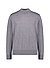 Stehkragen Pullover Bjarno, Merinowolle extrafein, grau meliert - grau