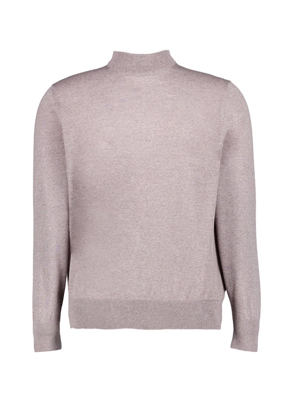 Pullover Bjarno, Merinowolle extrafein, braun meliert