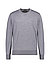 Pullover Leno, Merinowolle extrafein, grau meliert - grau