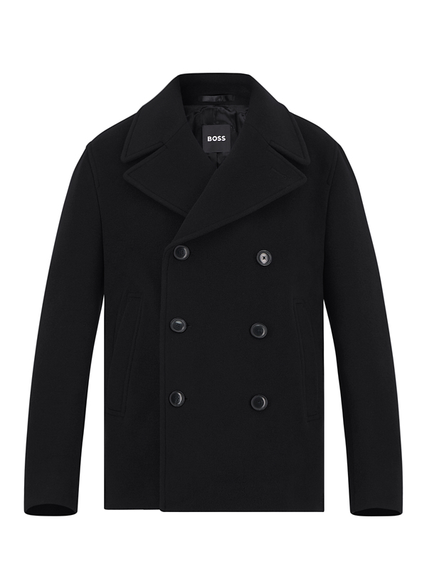 Cabanjacke, Wolle, schwarz