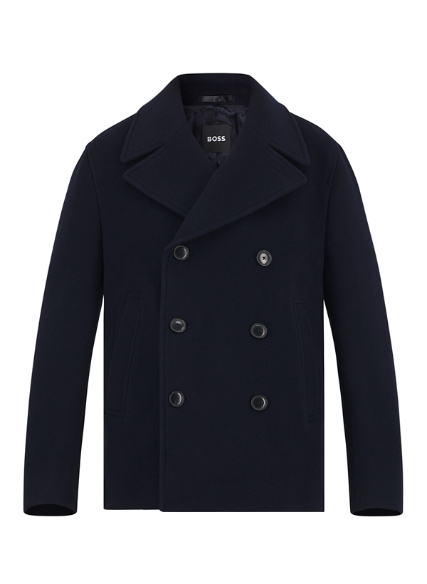 Cabanjacke, Wolle, dunkelblau