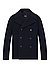 Cabanjacke, Wolle, dunkelblau - dunkelblau