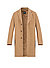 Mantel Hyde, Slim Fit, Wolle, beige - beige