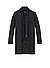 Mantel Hyde, Slim Fit, Wolle, grau - grau