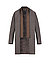 Mantel Hyde, Slim Fit, Wolle, braun - braun