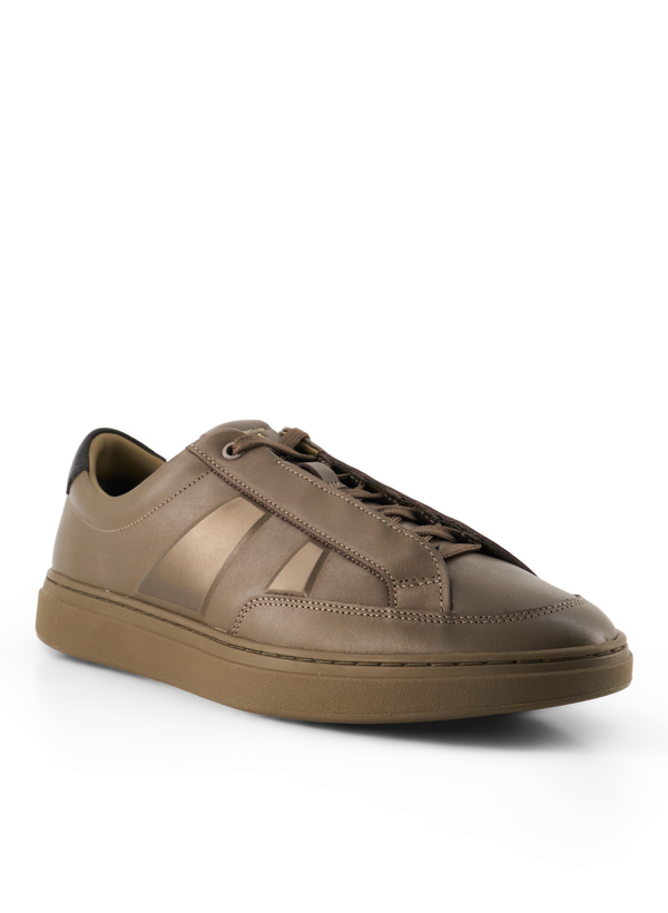 Sneaker Kieran, PORSCHE x BOSS, Leder, darkbrown
