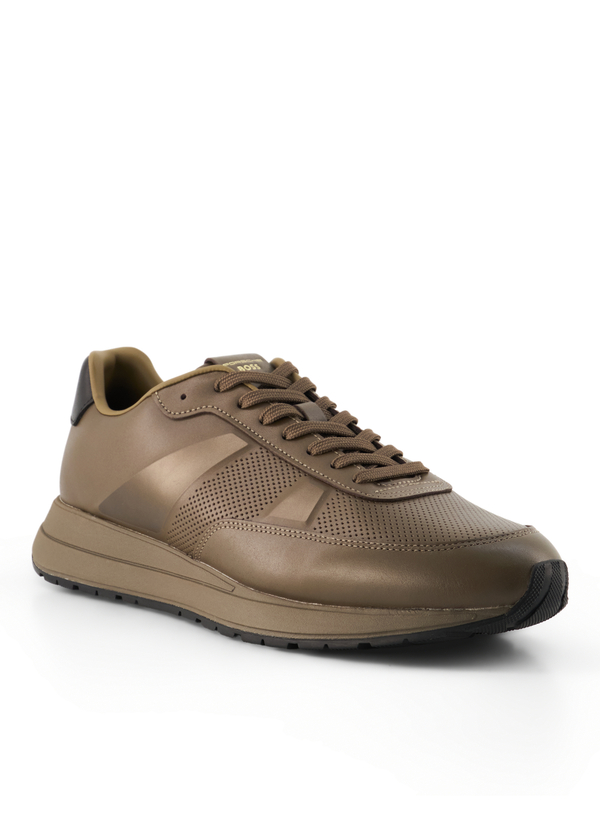 Sneaker, PORSCHE x BOSS, Leder, darkbrown