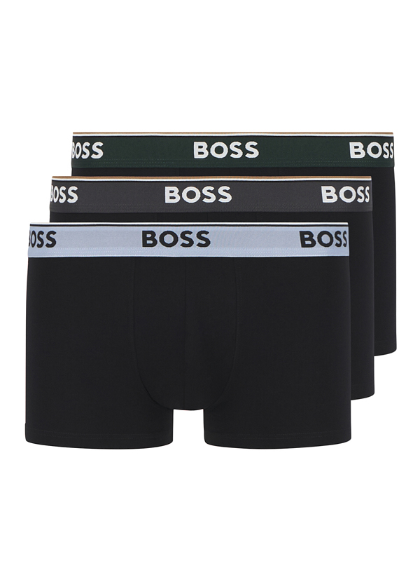 Trunks, Baumwoll-Stretch, schwarz