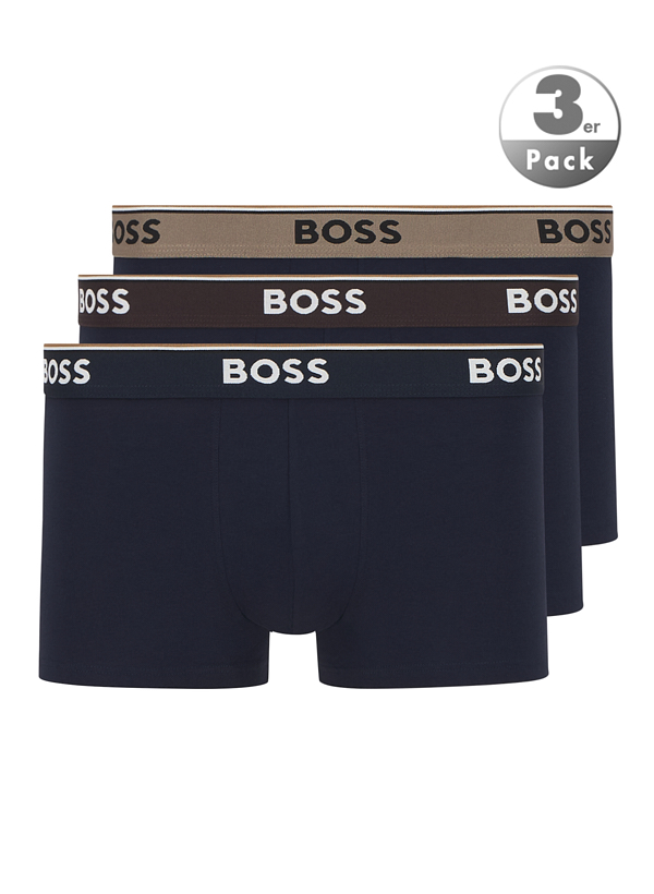 Trunks, Baumwoll-Stretch, navy
