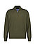 Pullover, Baumwolle, dunkelgrün meliert - dunkelgrün