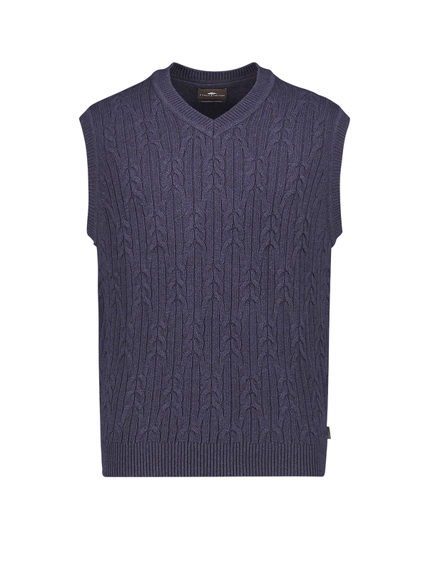 Pullunder, Baumwolle-Wolle, navy