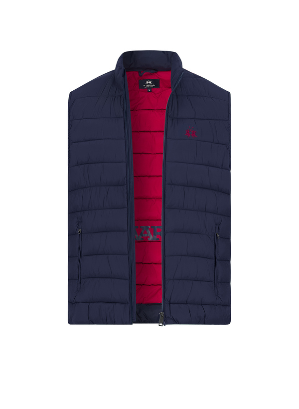 Steppweste, Nylon wasserabweisend, navy