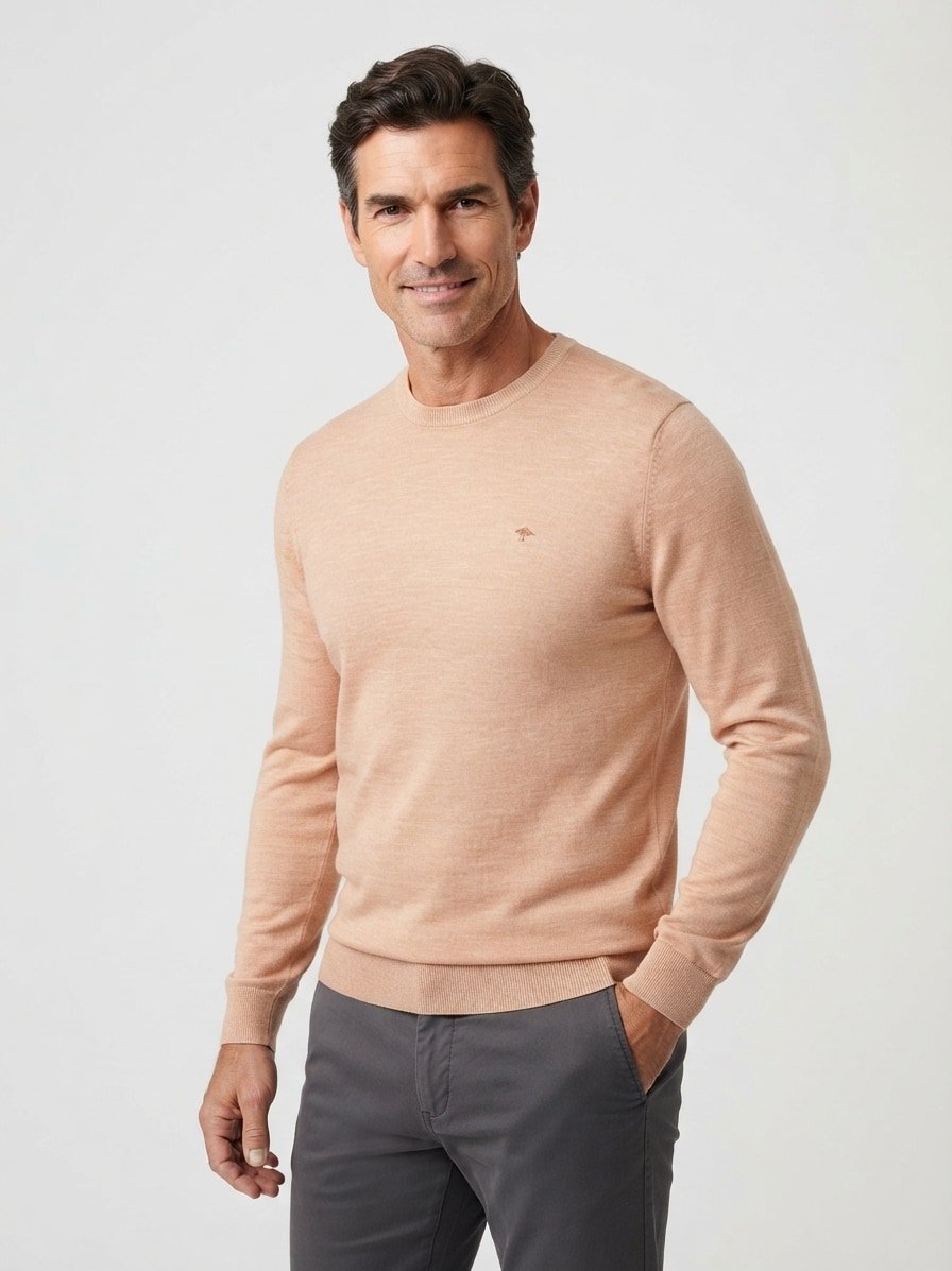 Pullover, Wolle, camel