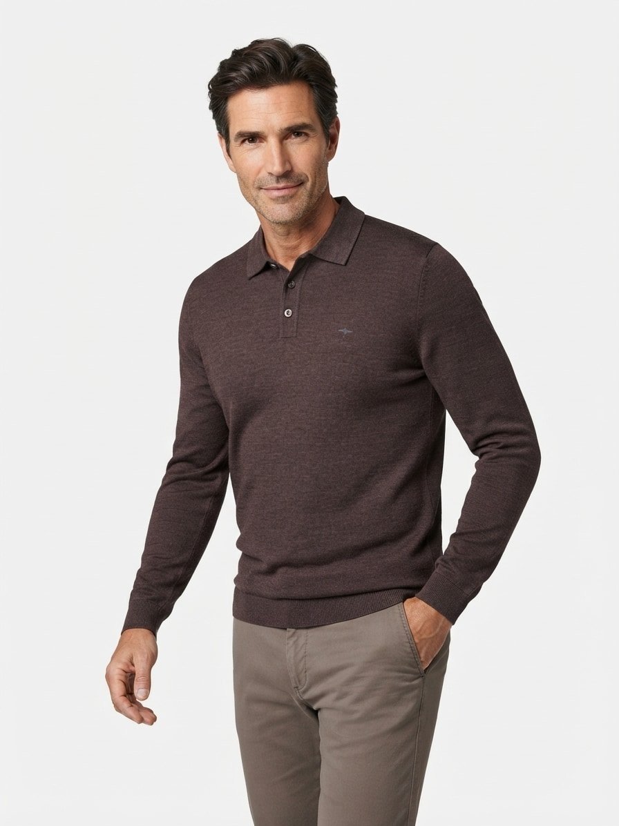 Pullover, Wolle, braun