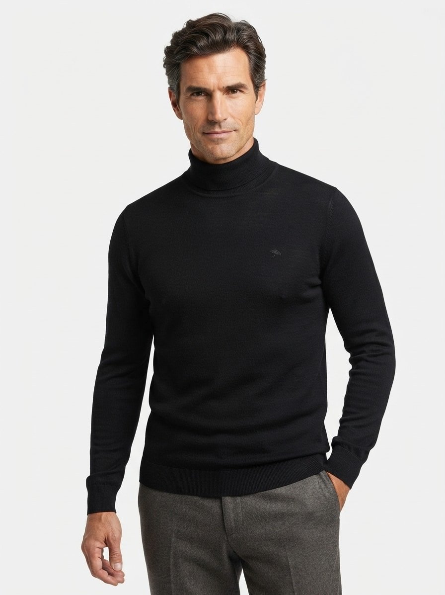 Pullover, Wolle, schwarz