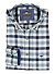 Hemd, Flanell, Button-Down, Brusttasche, blau kariert - blau