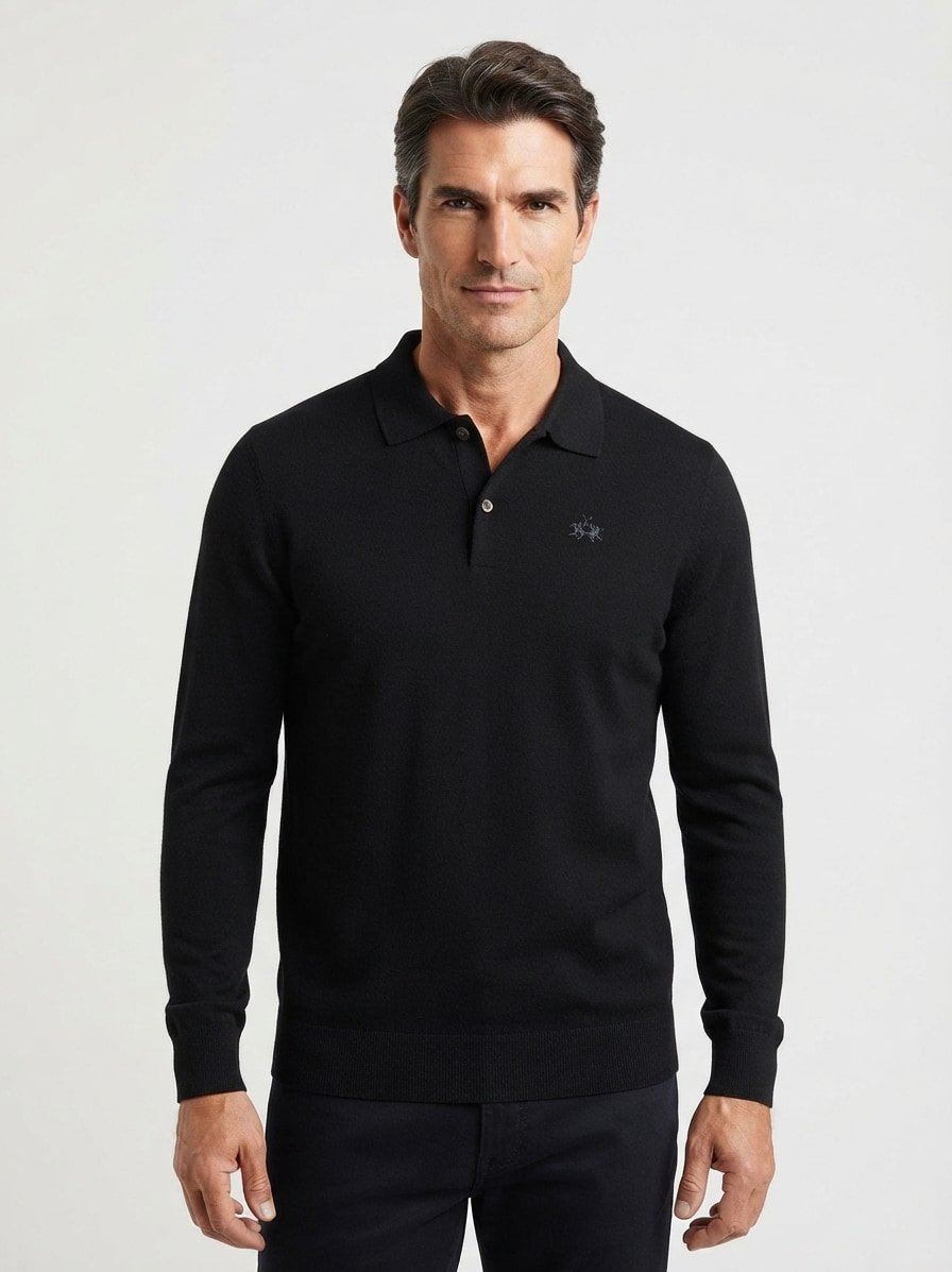 Pullover, Wolle, schwarz