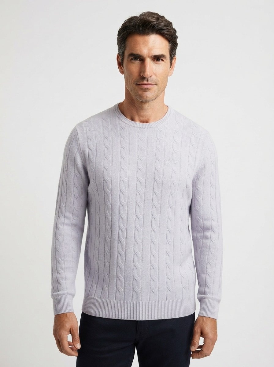 Pullover, Wolle-Kaschmir, hellblau