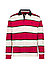 Polo-Shirt, Baumwolle, dunkelrot-ecru - dunkelrot-ecru