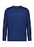 Longsleeve, Baumwolle, tintenblau - tintenblau