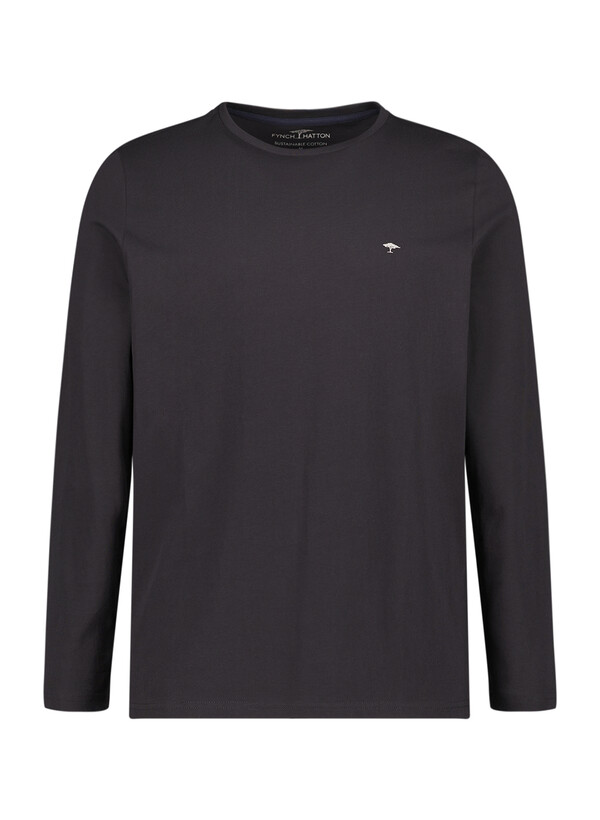 Longsleeve, Baumwolle, schwarz