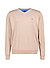 Pullover, Baumwolle, taupe meliert - taupe