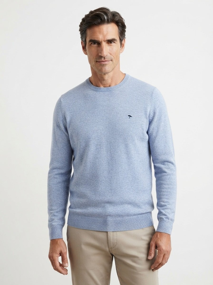 Pullover, Wolle-Kaschmir, hellblau