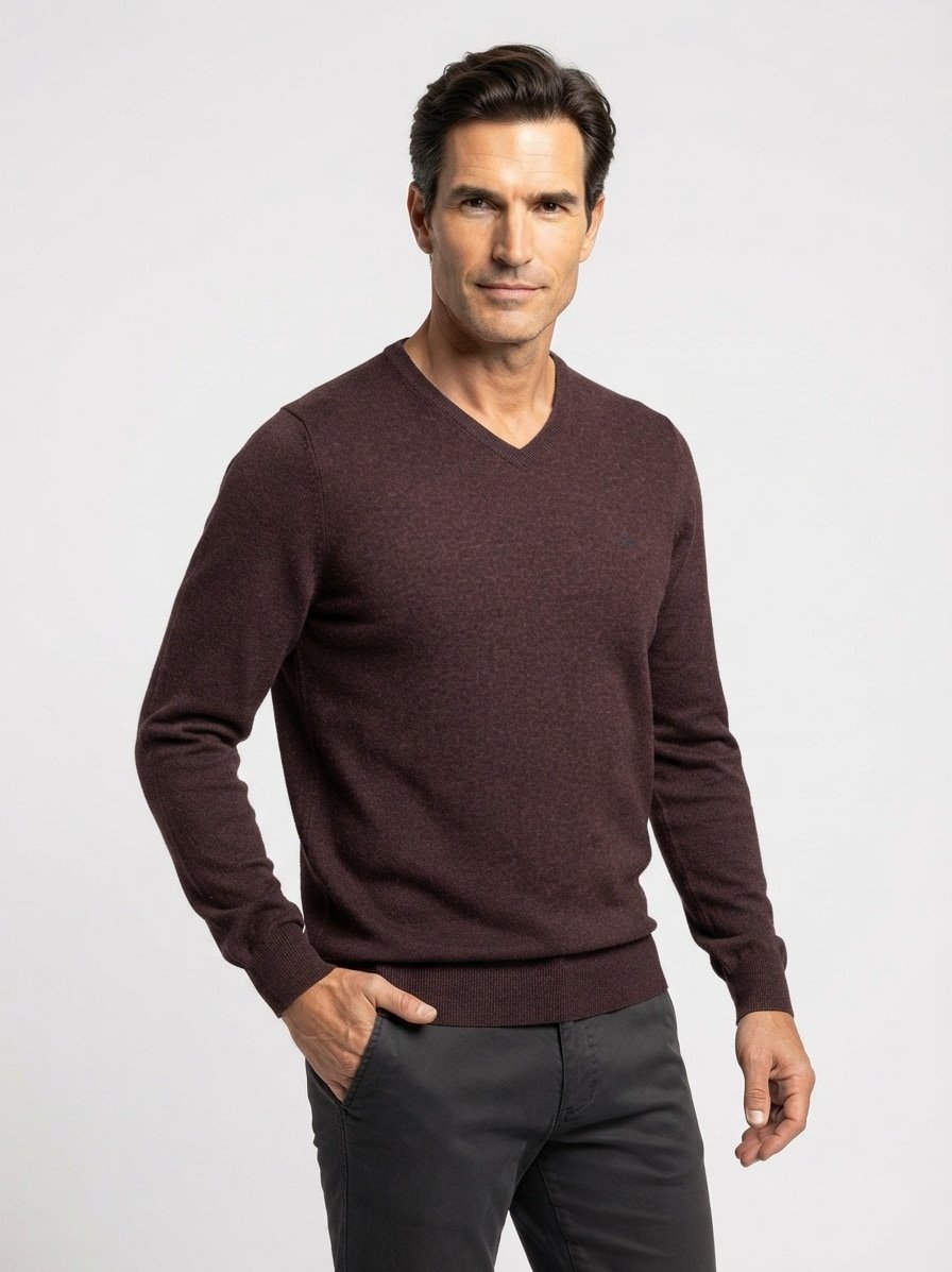 Pullover, Wolle-Kaschmir, braun