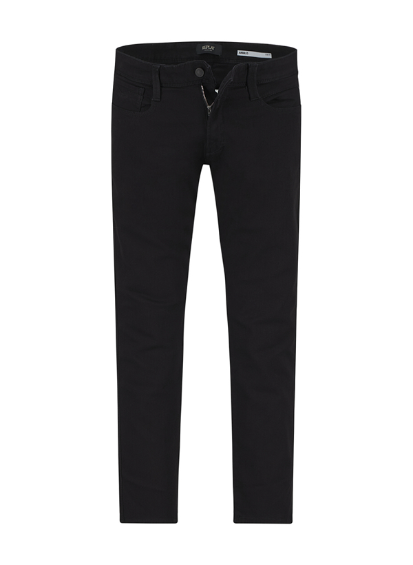 Jeans Anbass, Slim Fit, Baumwoll-Stretch, schwarz