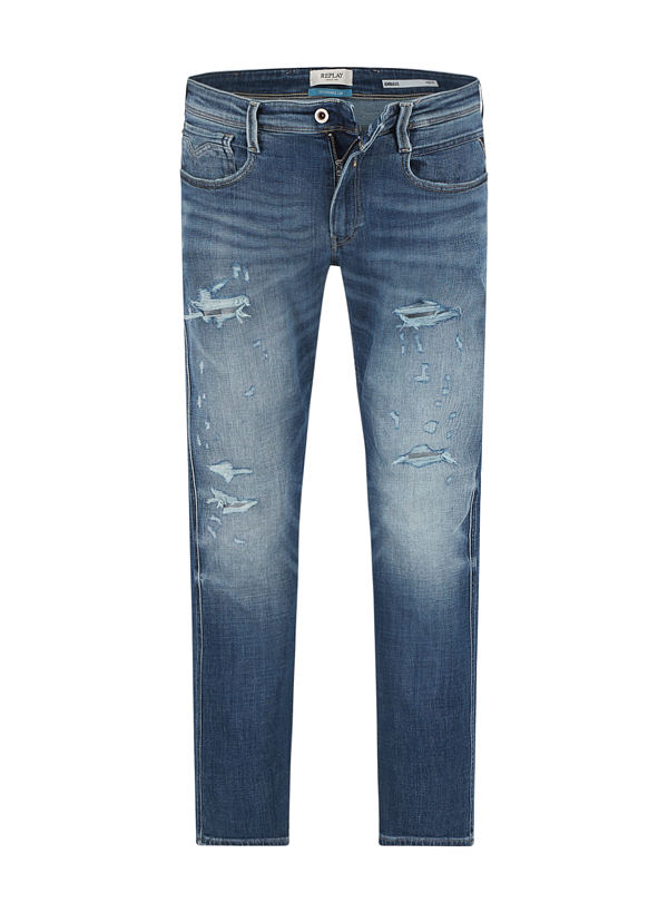 Jeans Anbass, Slim Fit, Baumwolle T400®, blau
