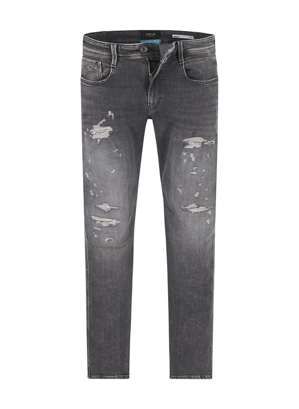 Jeans Anbass, Slim Fit, Baumwoll-Stretch, anthrazit