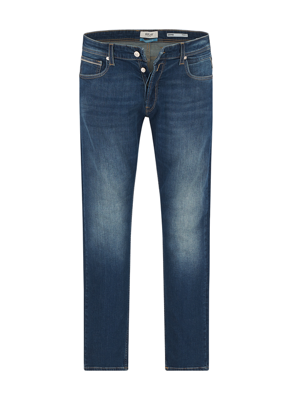 Jeans Grover, Straight, Baumwoll-Stretch, blau