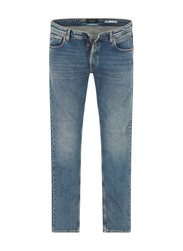 Jeans Grover, Straight, Baumwoll-Stretch, blau