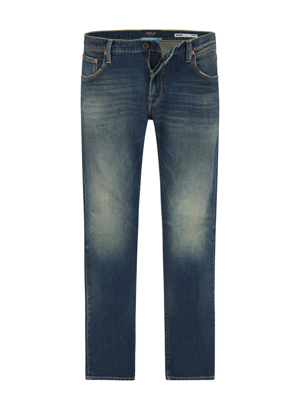 Jeans Aideen, Straight, Baumwoll-Stretch, blau