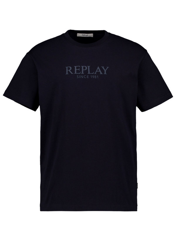 T-Shirt, Baumwolle, dunkelblau