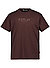 T-Shirt, Baumwolle, braun - braun