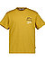 T-Shirt, Baumwolle, mit Rückenprint, senf - senf