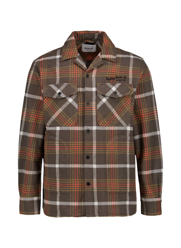 Replay Herren Overshirt grün