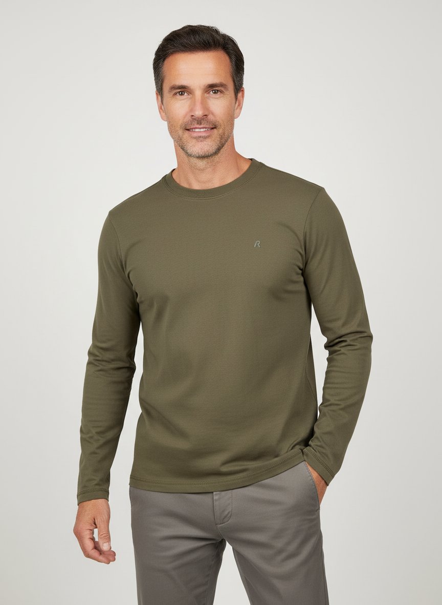 Longsleeve, Jersey, grün