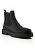 Chelsea Boots, Leder geölt, black - schwarz