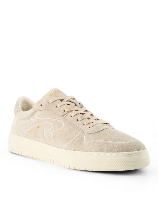 Replay Herren Sneaker beige Veloursleder